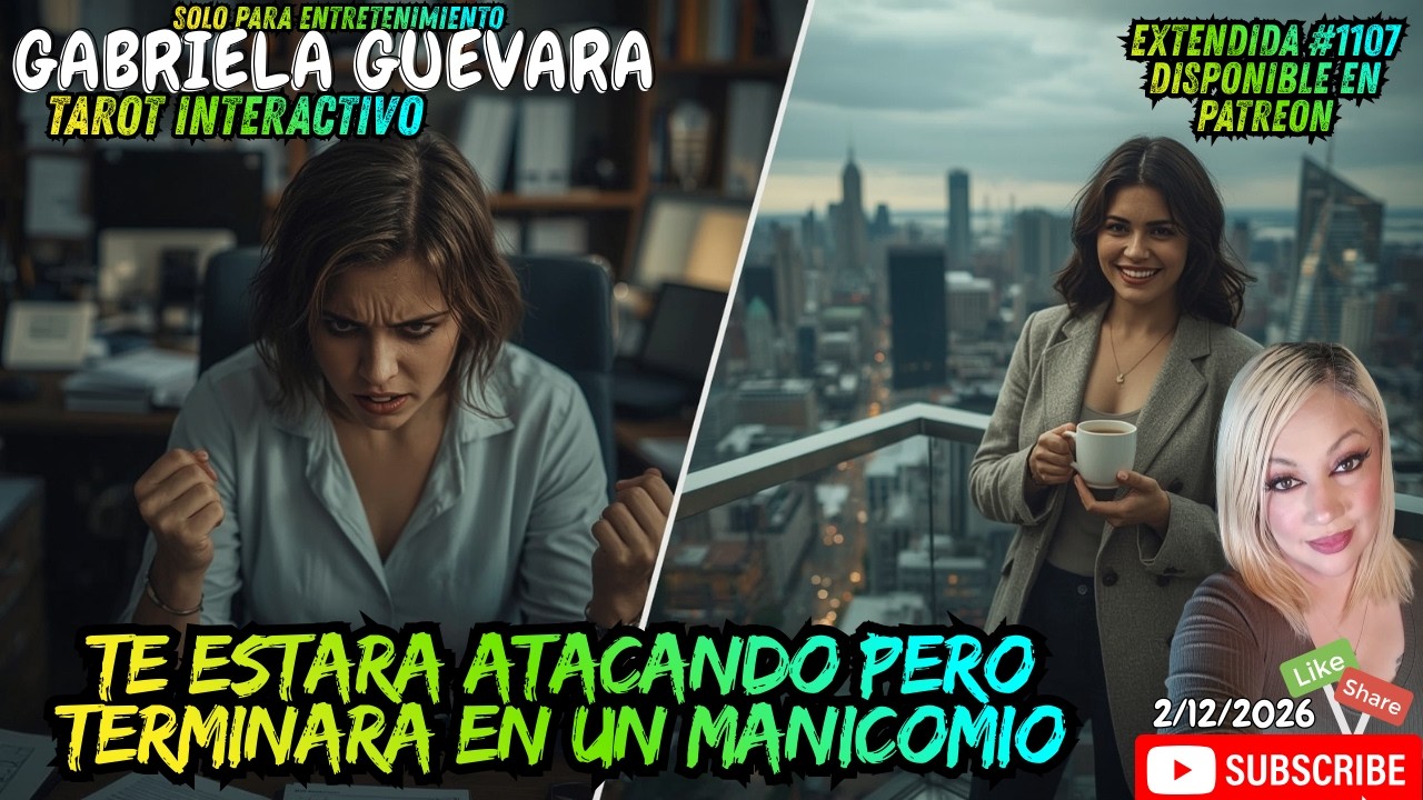 Te estara atacando pero terminara en un manicomio TAROT EXTENDIDA #1107