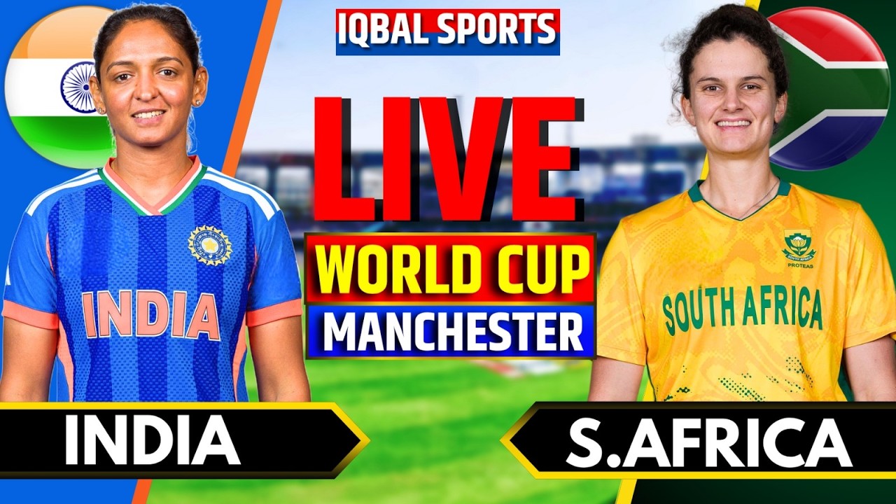 🔴Live: India W vs Africa W | Live Cricket Match Today | INDW vs SAW Live | Iqbal Sports