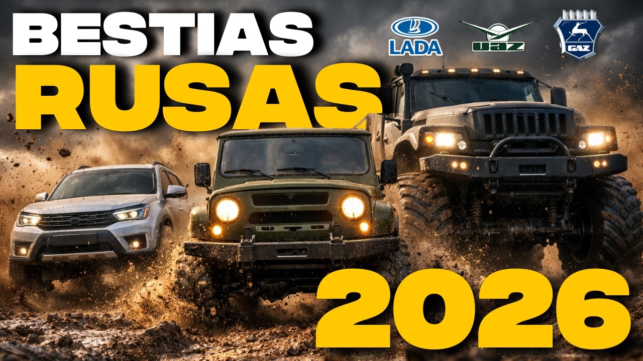 Las bestias rusas del 4x4 que hacen ver frágiles a los SUV modernos