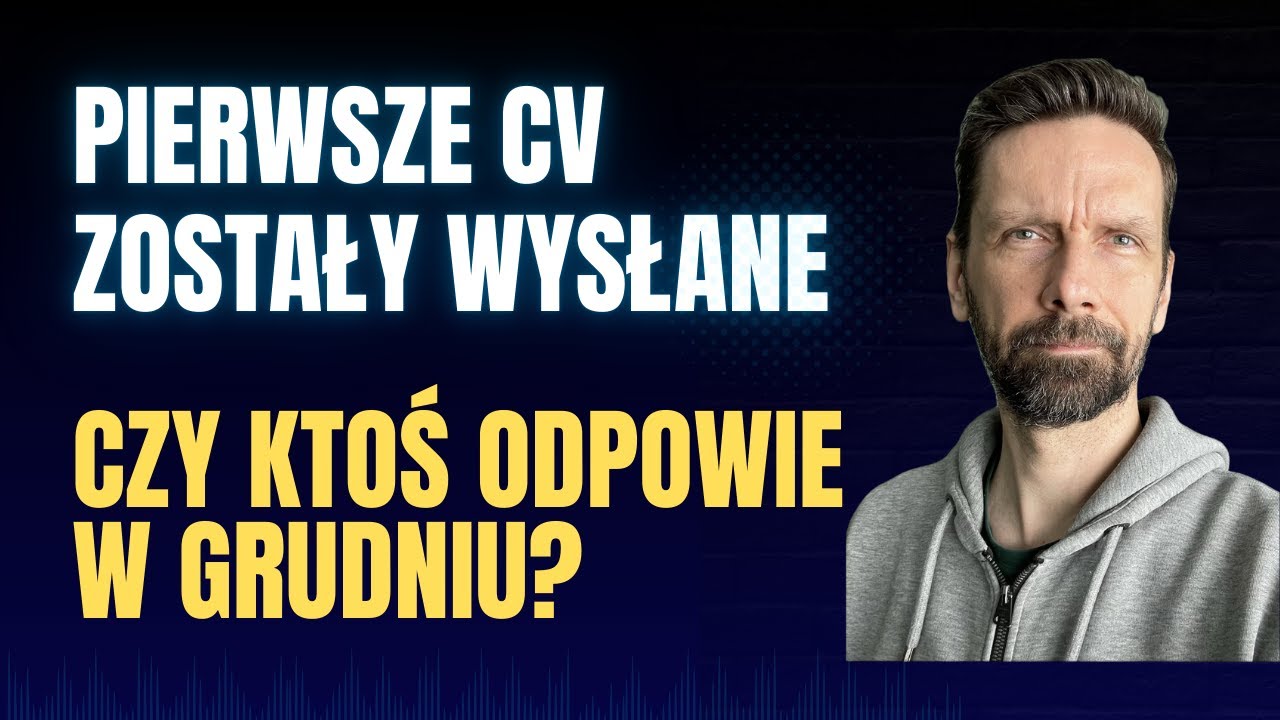 Grudniowe szukanie pracy - ile CV wysłałem i jaki był odzew