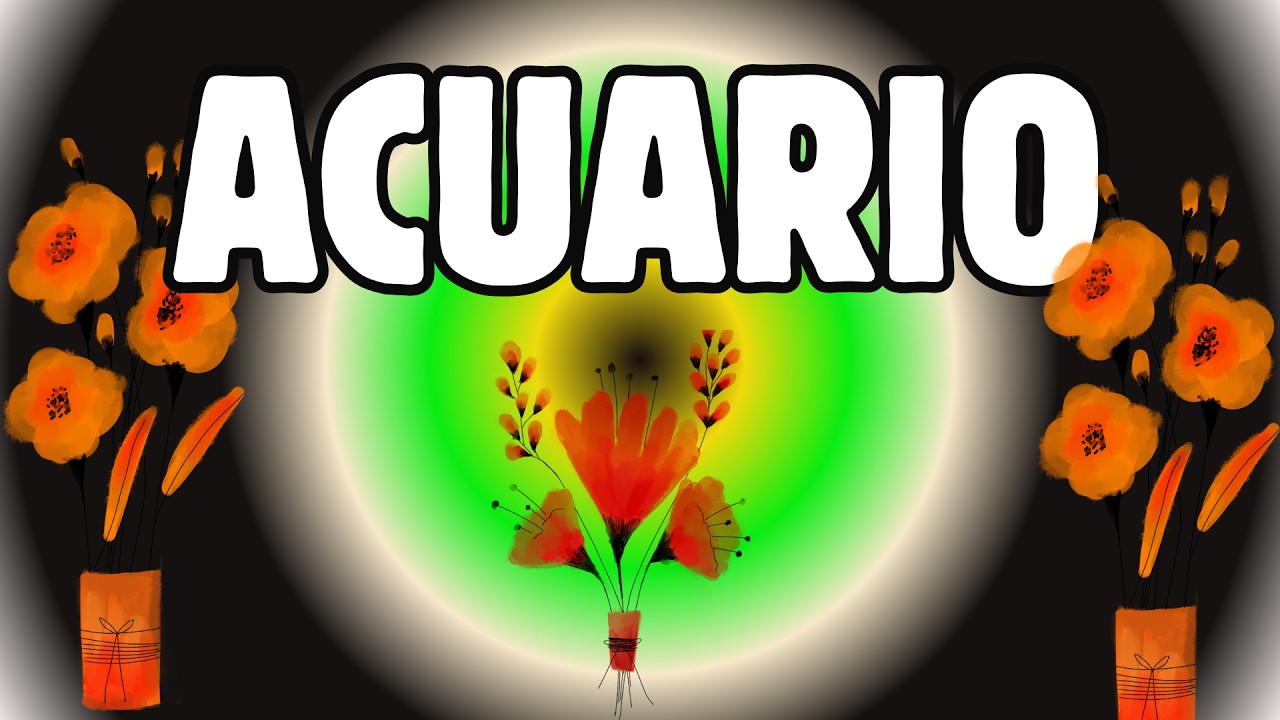 ACUARIO DETÉN TODO! 🛑ESTÁS POR VIVIR ALGO IMPACTANTE !CAMBIO INESPERADO Y UN DINERO LLOVERA SOBRE TI