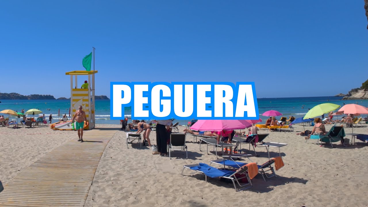 Peguera Mallorca 🇪🇸 Walking tour ☀️ 4K HDR