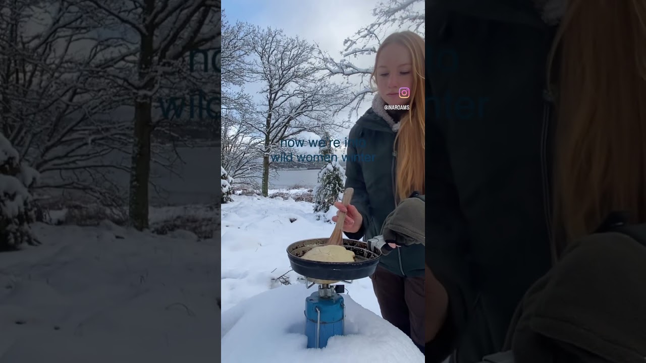 ❄️ #solocamping #fishing #wildcamping #tentlife #backpacker #bushcraft #hiking #adventure #mountains