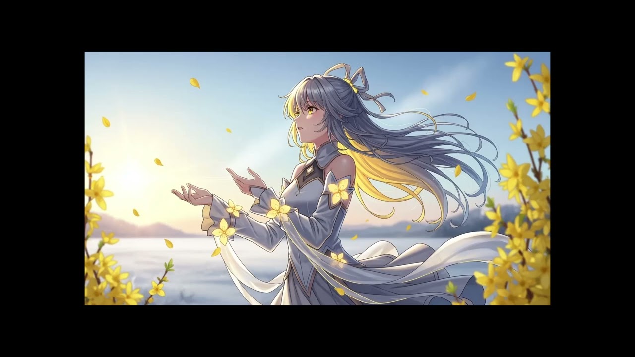 SUNO実験場　連翹(レンギョウ)のひかり 2-12花言葉　ロングバグあり