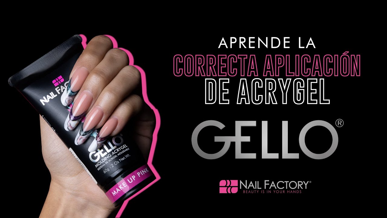 Realiza una correcta aplicación de nuestro acrigel GELLO