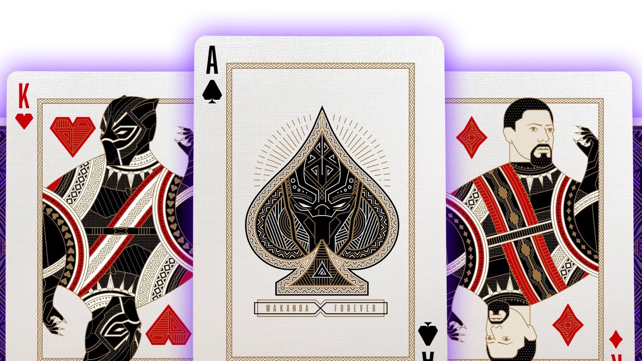 Black panther playing card unboxing 😍 #playingcardart #unboxing #asmr #asmrsounds #blackpanther