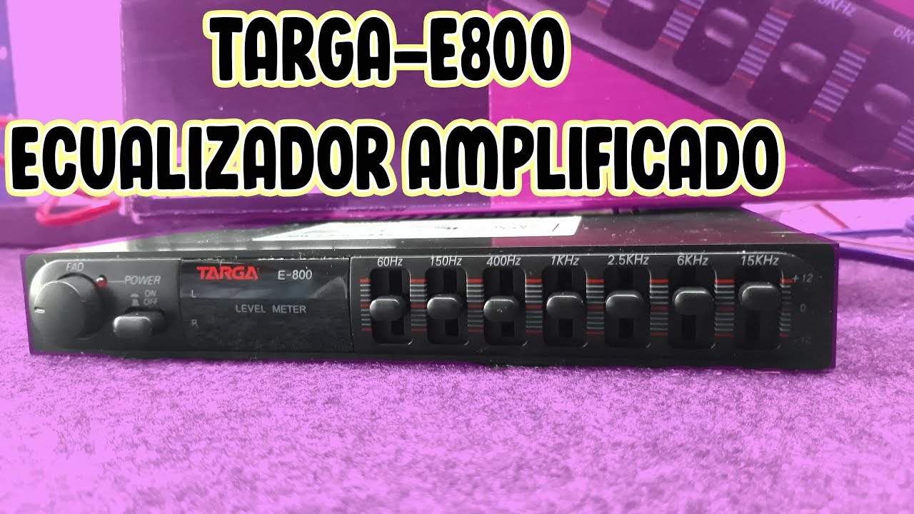 Como conectar Ecualizador de poder TARGA E-800