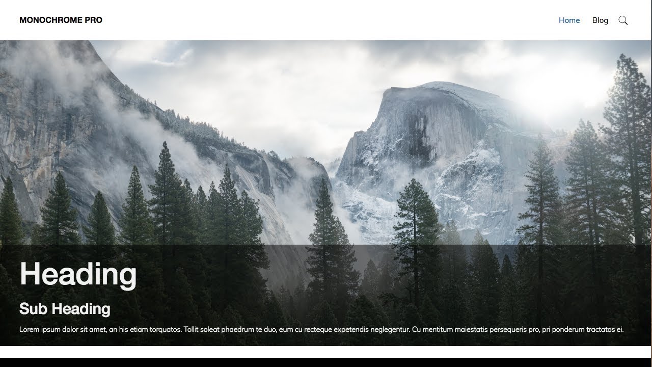 Add Text Overlay With Background To Front Page 1 Image Section