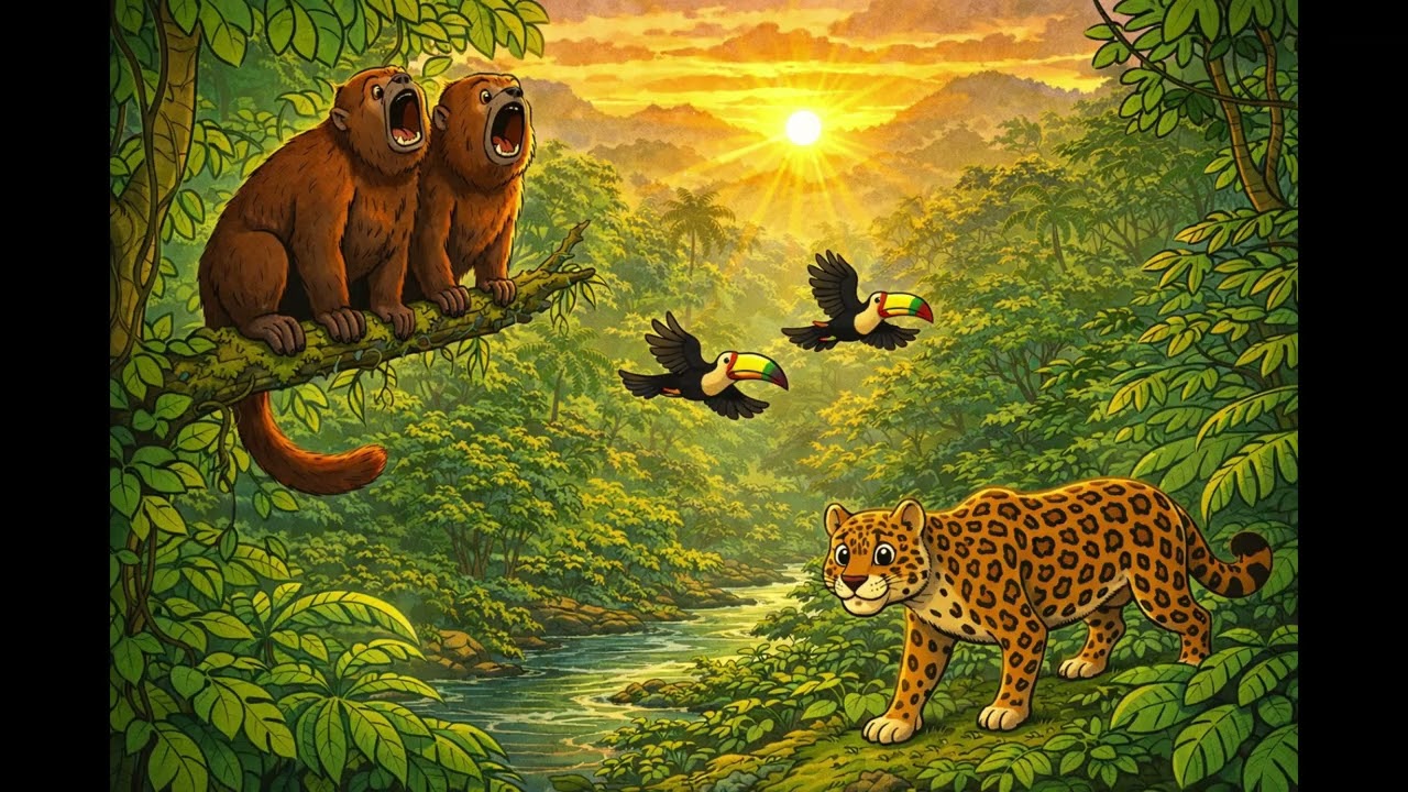 Cuento narrado sobre El Misterio Verde de la Mosquitia