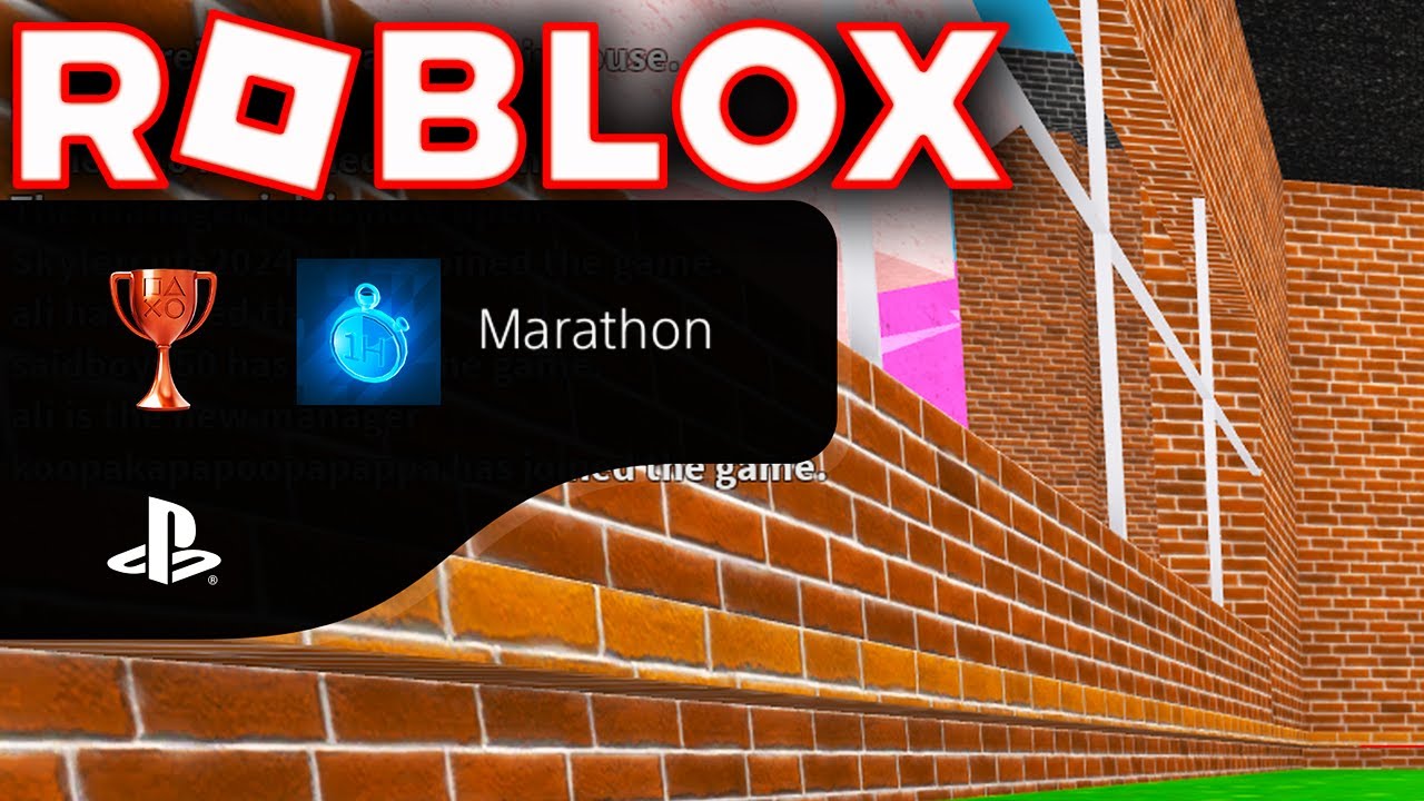 How to get Marathon on Roblox (TROPHY GUIDE)