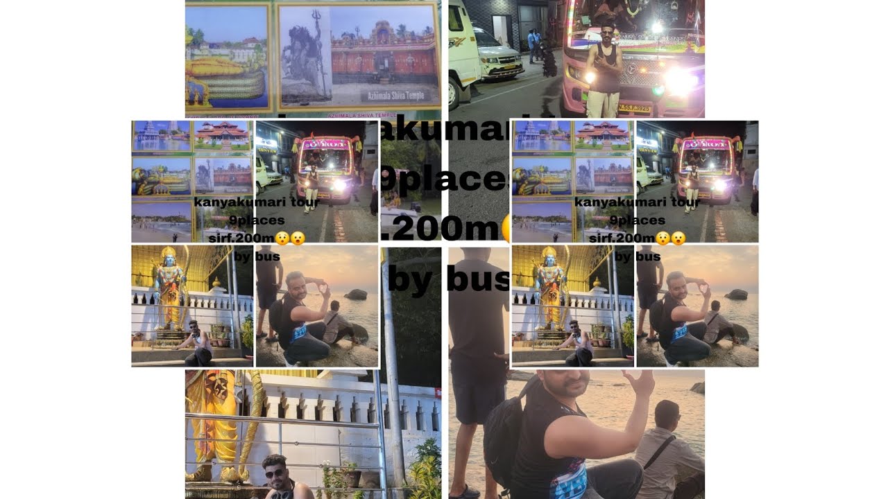 Kanyakumari tourists places by bus