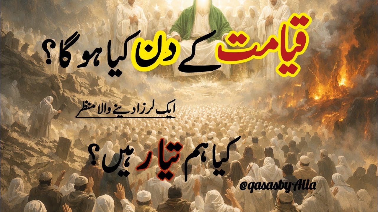 قیامت کے دن کیا ہوگا؟ ایک لرزا دینے والا منظر Qayamat Ka Dinکیا ہم تیار ہیں ؟