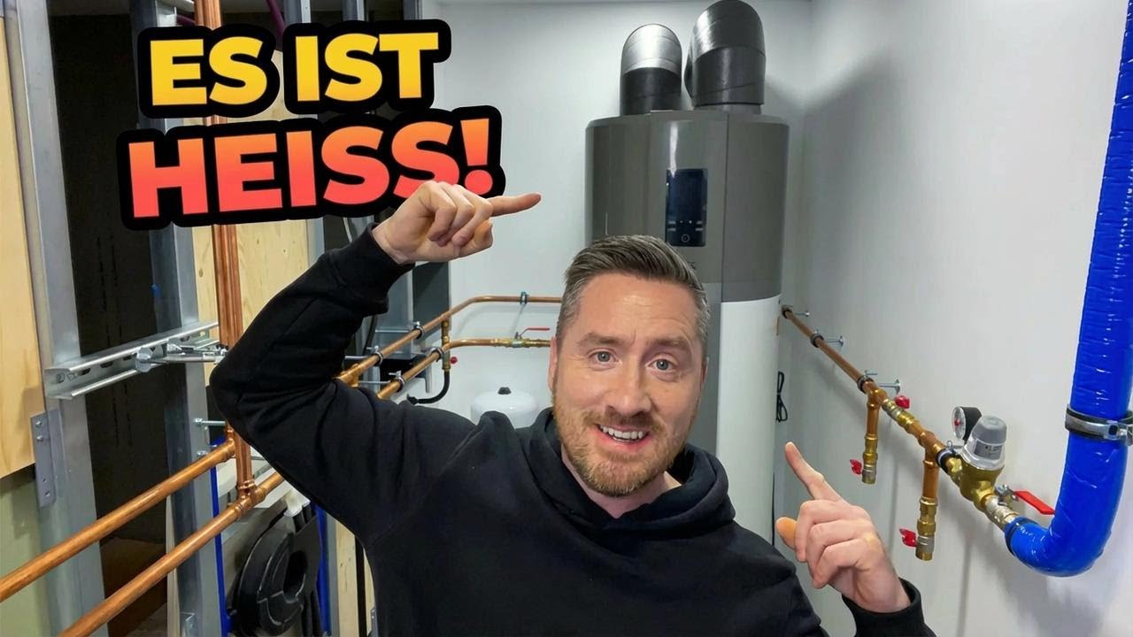 Ich baue eine Wärmepumpe für Warmwasser ein! (Badrenovierung - Teil 26)