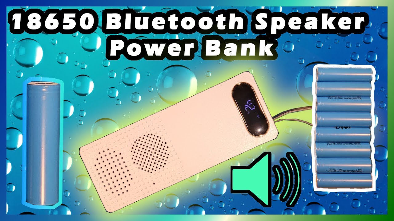 18650 DIY Power Bank Bluetooth Speaker from Aliexpress
