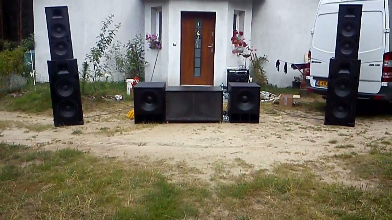 T.Amp TA-2400, TSA 4-1300 Behringer NX6000D 4x18inch sub DVA S30N, MRX525, SRX722 DIY