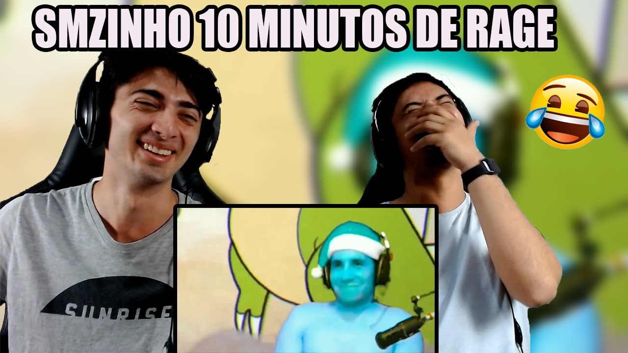 REACT Smzinho 10 minuto de rage no cuphead