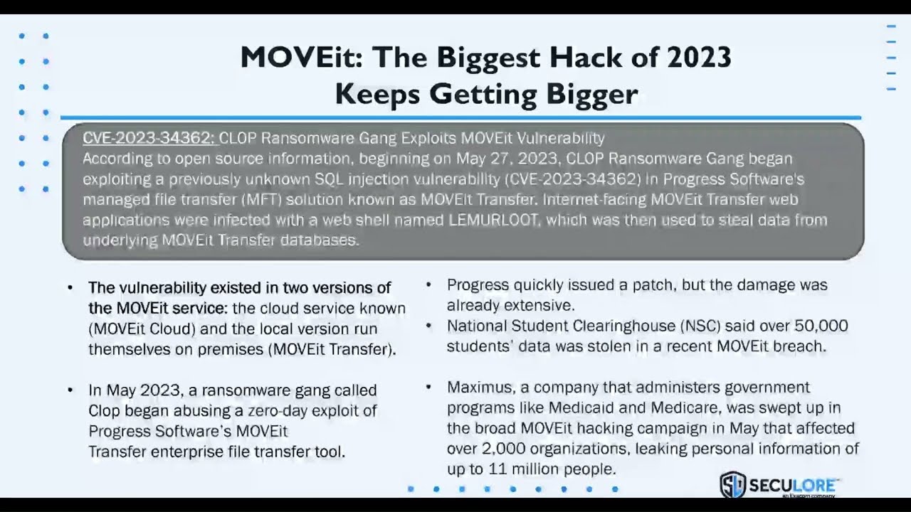 What You Need to Know About the 2023 MOVEit Data Breach
