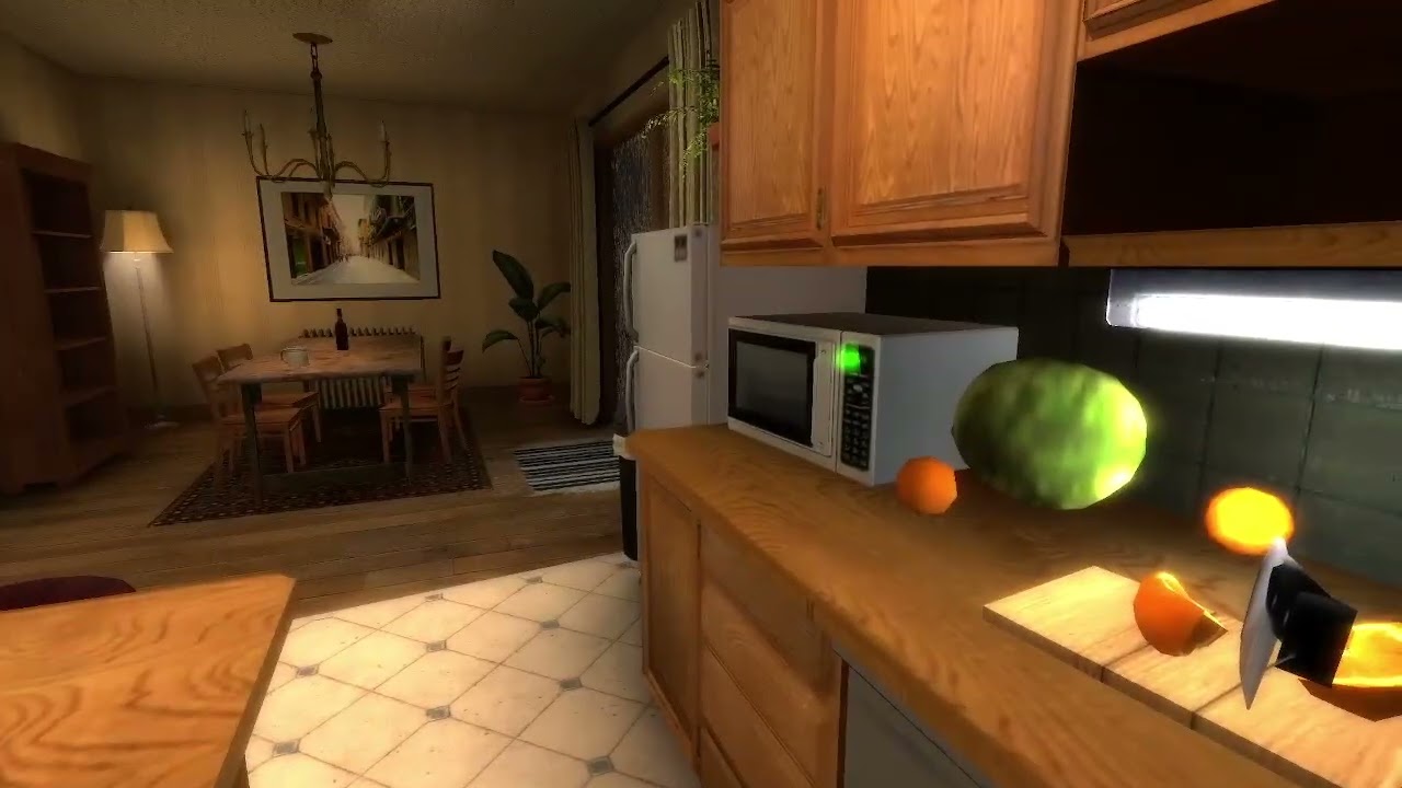 Gmod ASMR Exploring House During a Rainy Night
