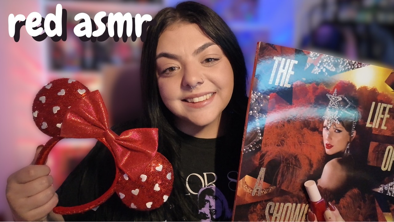 asmr 25+ minutes of RED & PINK triggers for deep sleep ❤️