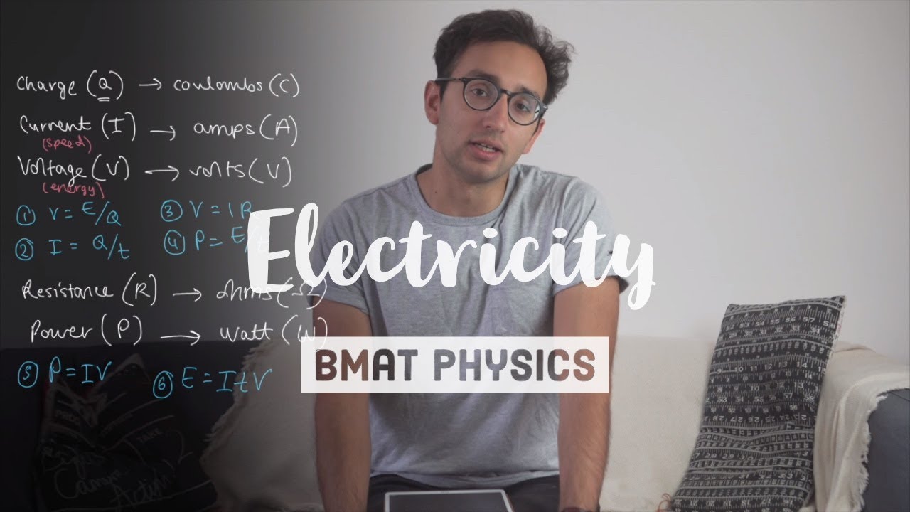 BMAT Physics - Electricity + Formulae | BMAT Crash Course Online