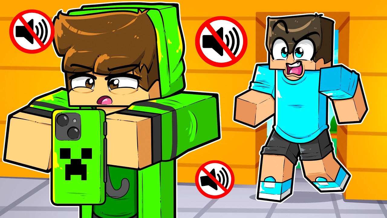 Я игнорировал своего друга 24 часа в Minecraft!