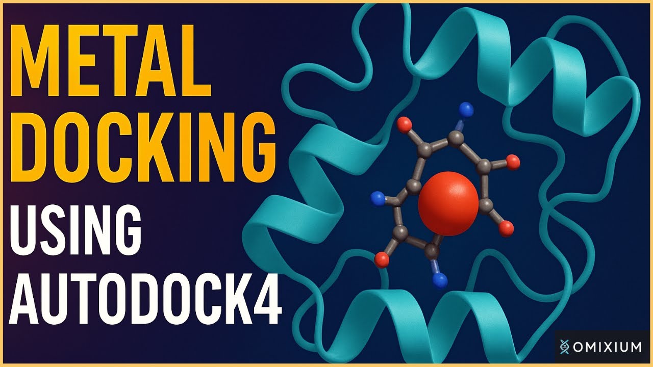 How to Dock Metal Ions in AutoDock4 (Step-by-Step) | Learn Metal Docking in 10 Minutes!