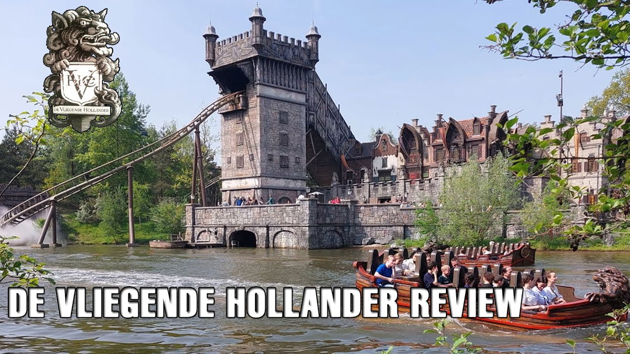 DE VLIEGENDE HOLLANDER Review - La FUSIÓN DEFINITIVA entre dark ride y water coaster (Efteling)
