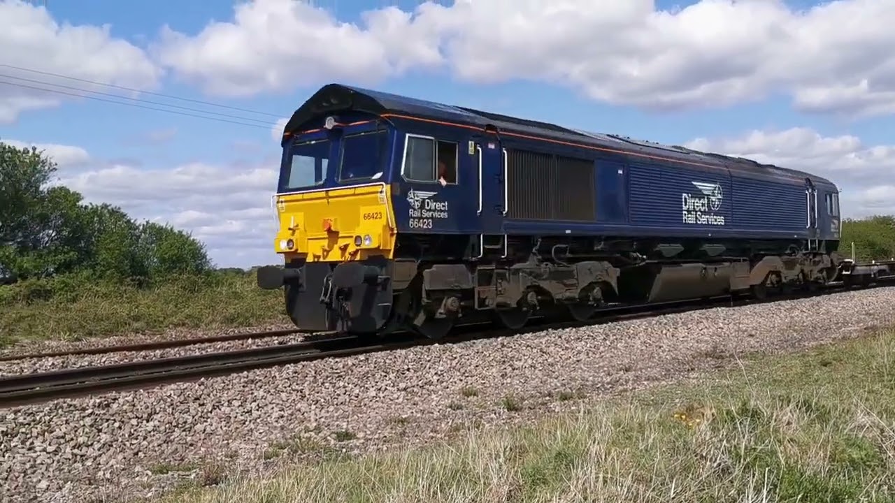 Trains at Churchdown, Gloucestershire