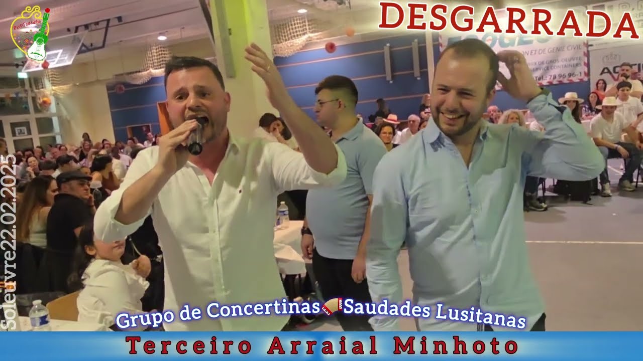 𝐃𝐄𝐒𝐆𝐀𝐑𝐑𝐀𝐃𝐀 💥Luxemburgo 🇱🇺 Daniel Sousa e Valter São Martinho 🪗Terceiro Arraial Minhoto