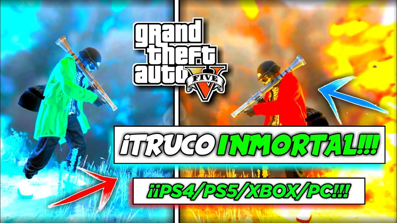 *EN 20 SEG* GOD MODE (COMO SER INMORTAL) SIN REQUISITOS/ MUY FÁCIL Y RÁPIDO/ GTA 5 ONLINE!!!