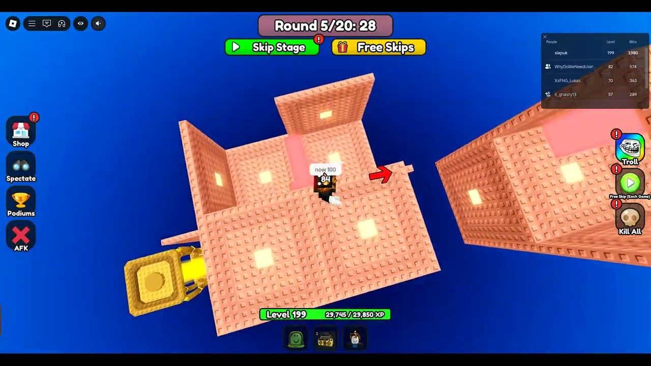THE FIRST LEVEL 200 | Obby Champion