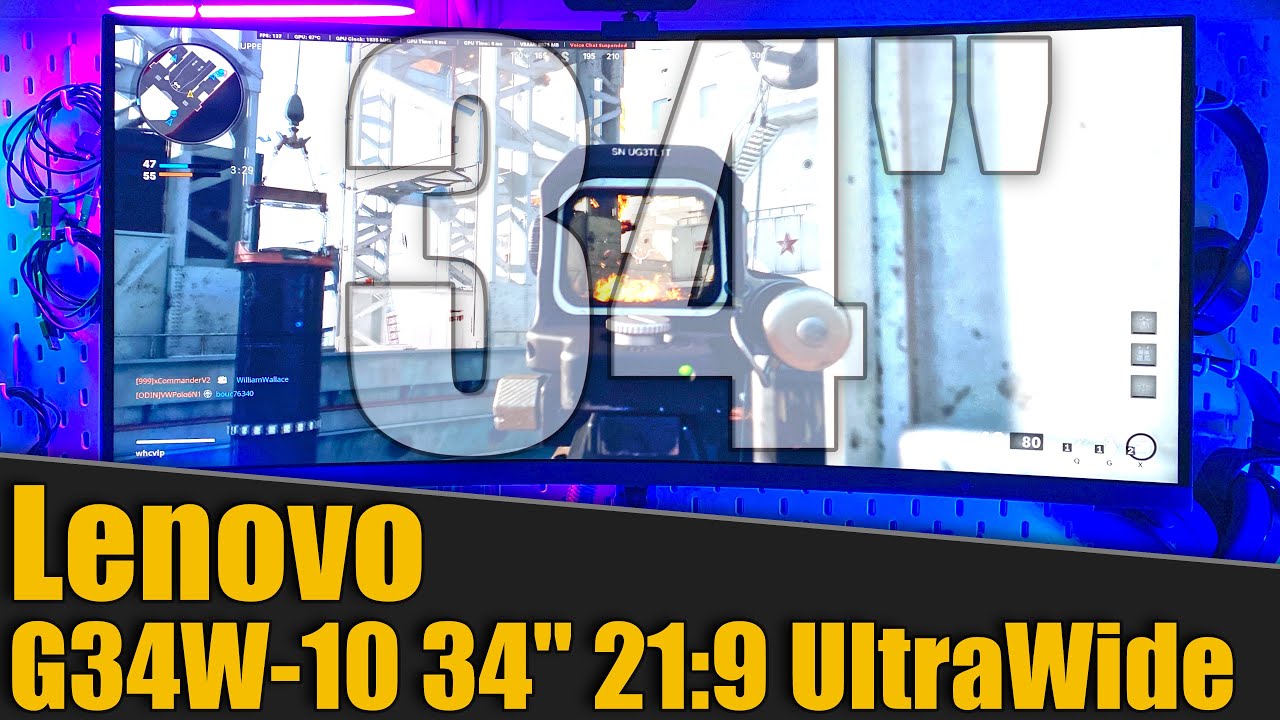 Lenovo G34W-10 UltraWide Monitor - 2021 Review