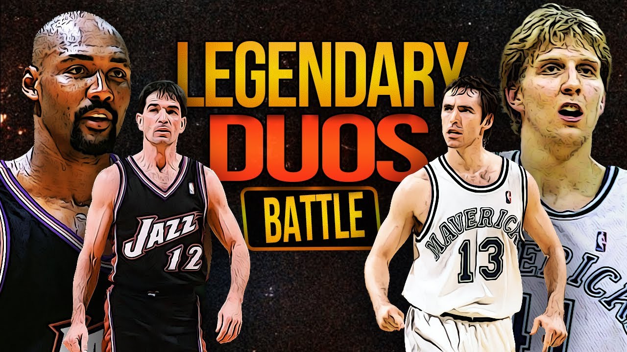 John Stockton & Karl Malone x Steve Nash & Dirk Nowitzki LEGENDARY Duos Battle | 2001 WCR1 Game 3