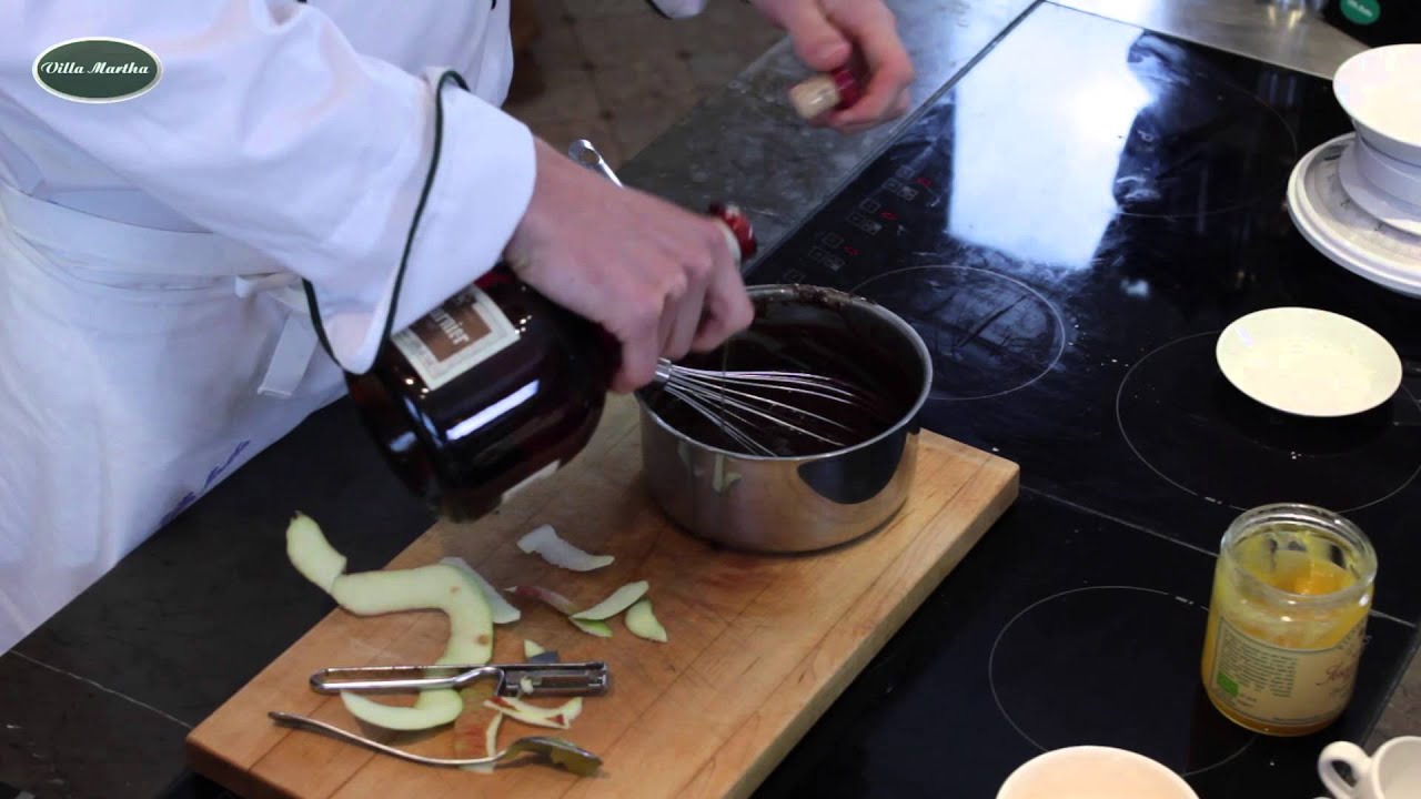 Apfel Grand Marnier Praline Kochvideos Pralinen selber machen Villa Martha Kochschule