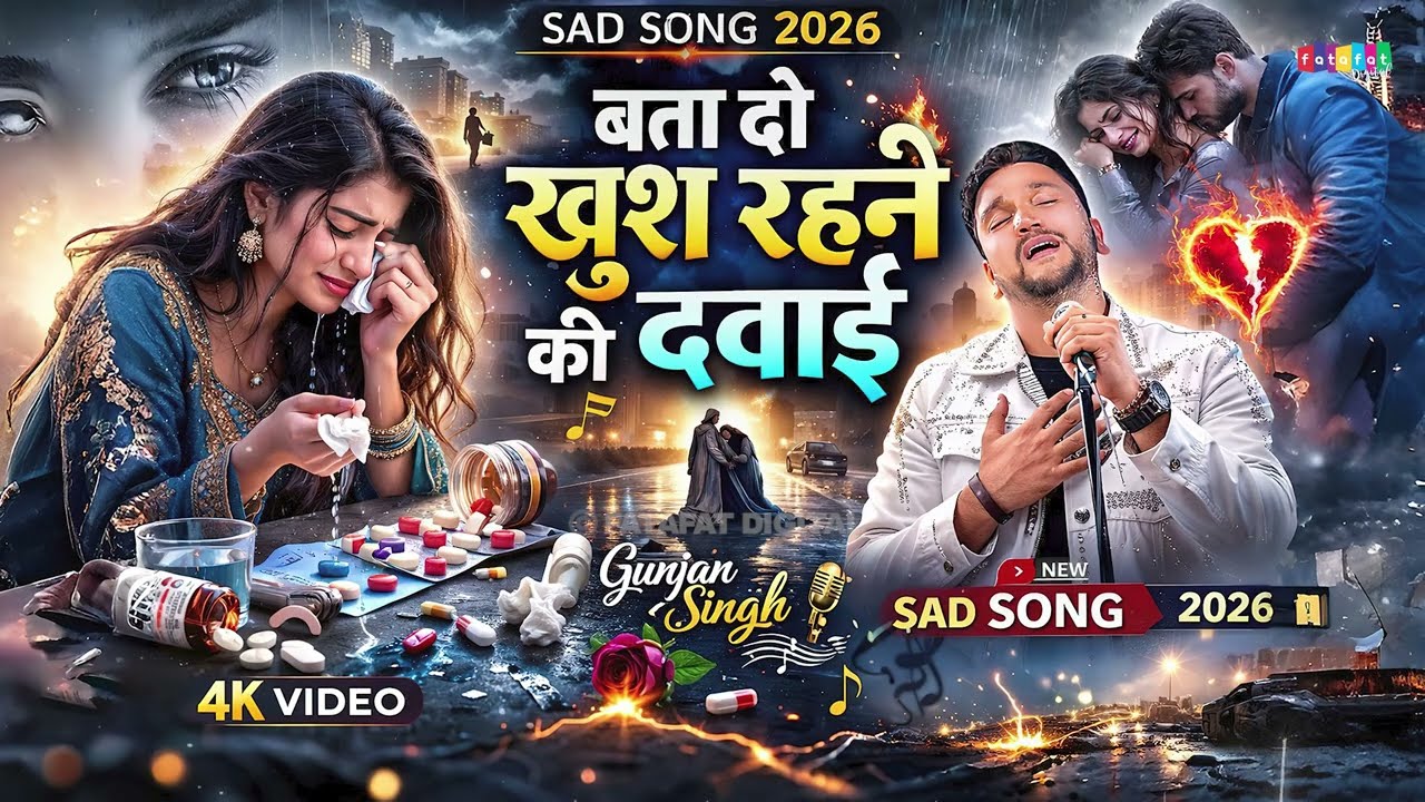 #Video बता दो खुश रहने की दवाई | #Gunjan_Singh | Sad Song Bhojpuri | New Bhojpuri Sad Song 2026