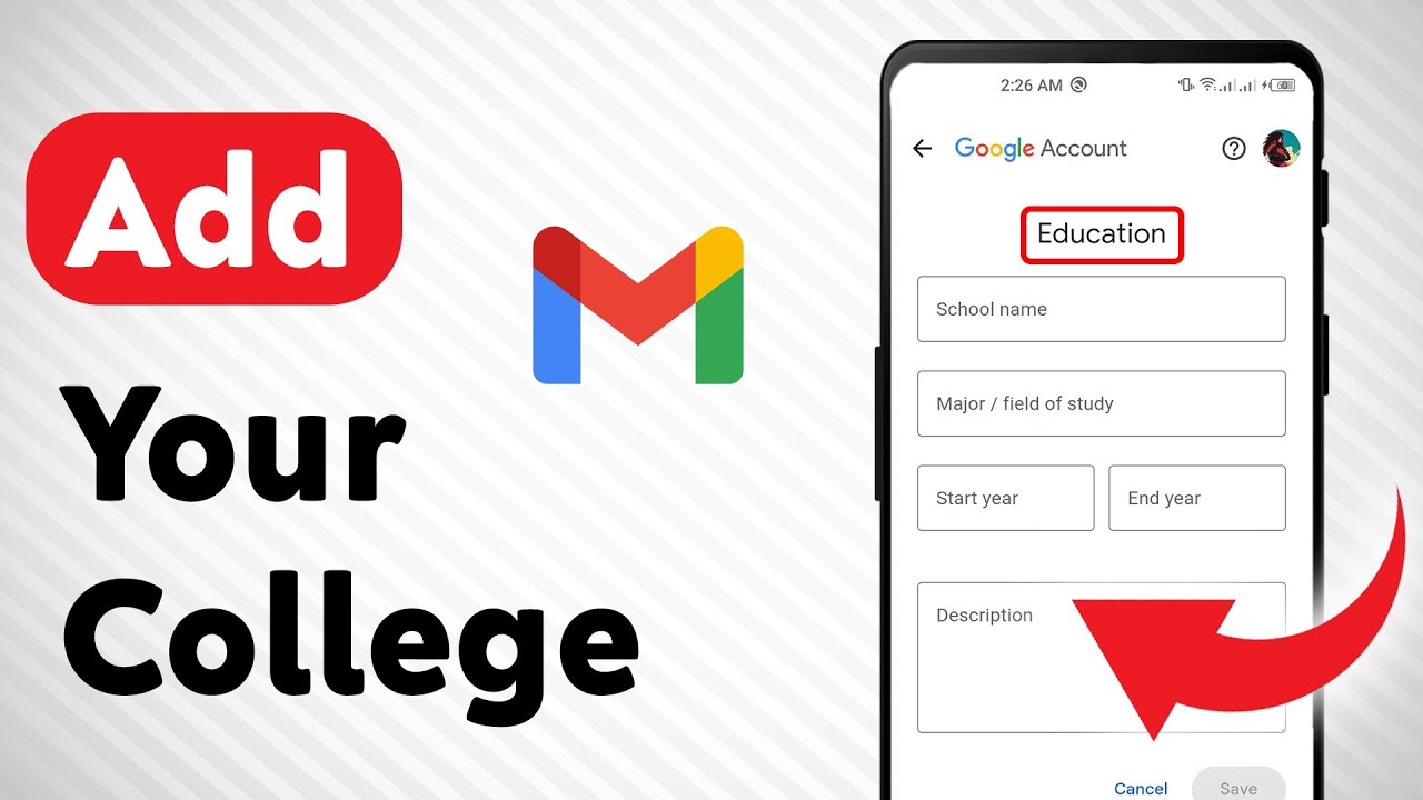 How to Add your College On Gmail (Updated)