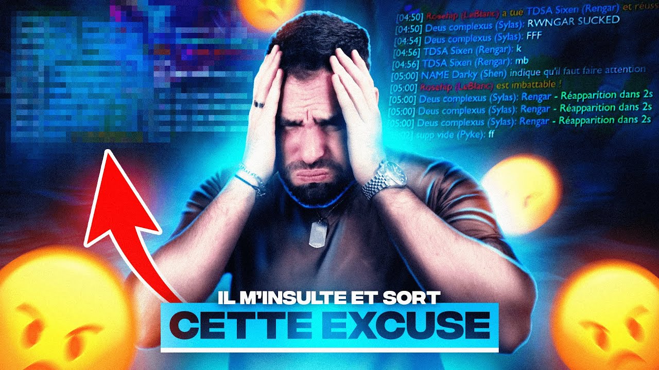 MON MID M'INSULTE & APRÈS ME SORT CETTE EXCUSE ^^