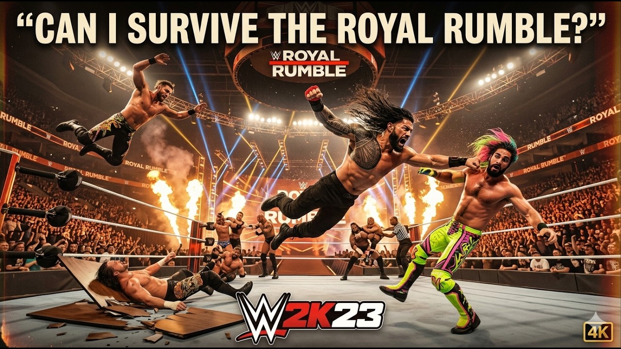 Can I Win the Royal Rumble from Entry #1? 😰 (Impossible Challenge🏆) [PS5 4K]