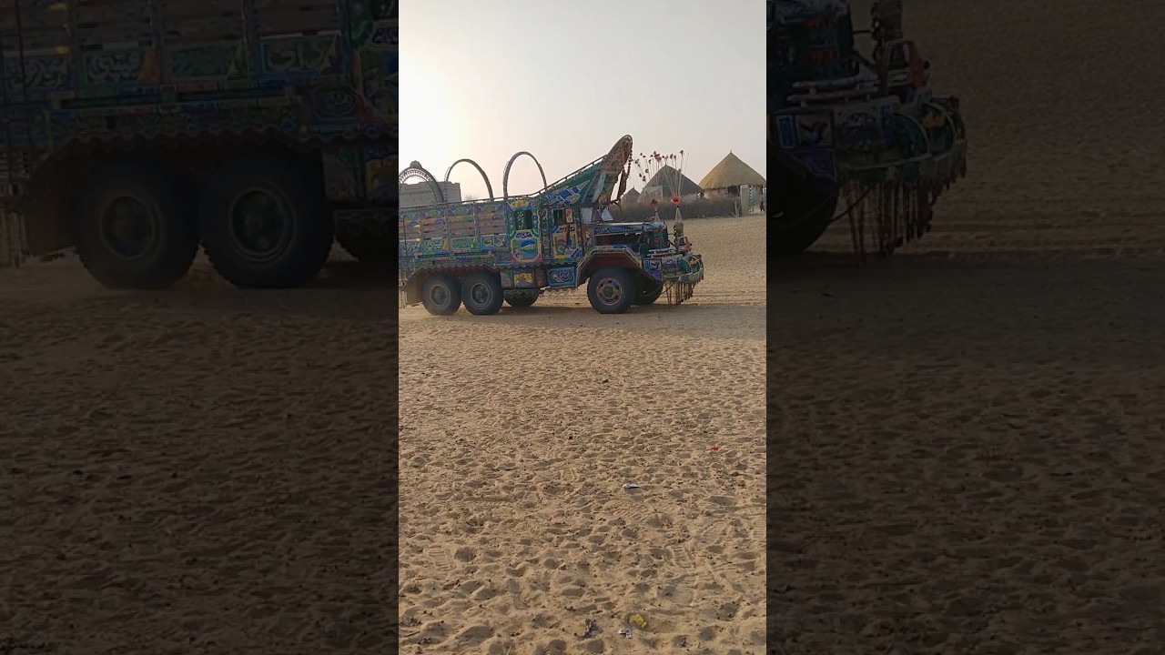 Thar Parkar Beautiful Truck Beautiful View in Thar Sanda