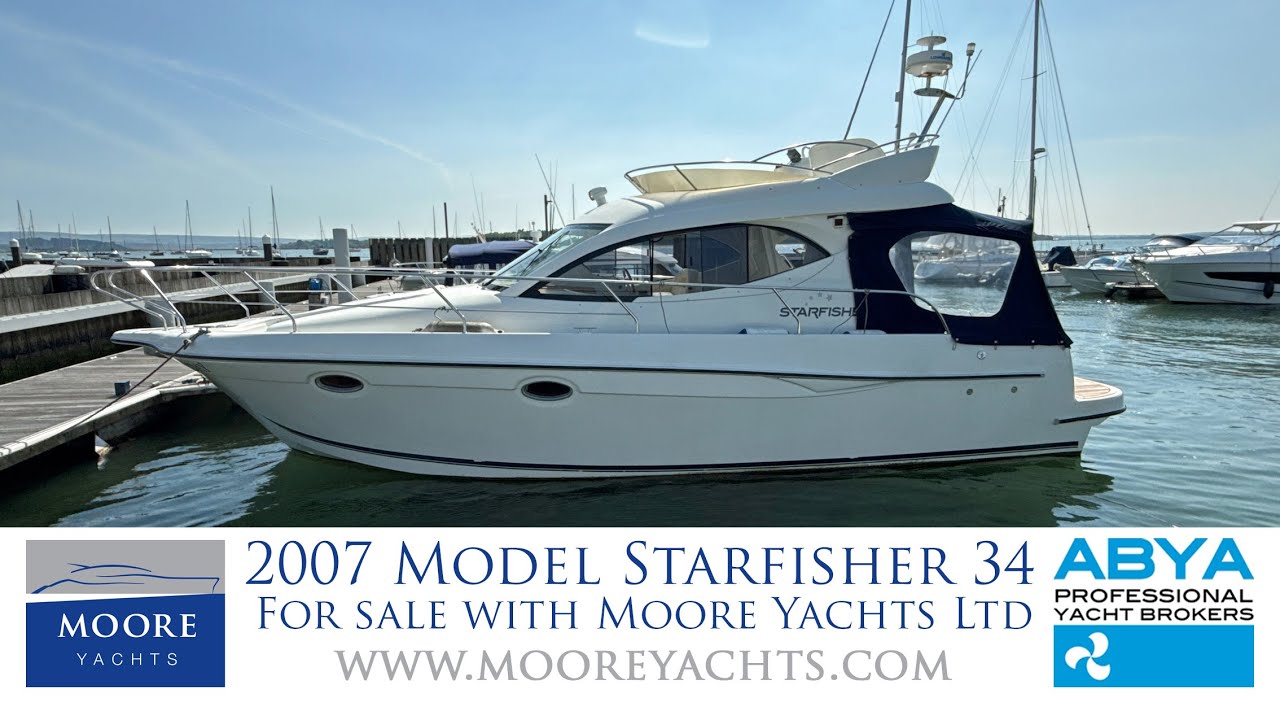 2007 Model Starfisher 34 for sale with Moore Yachts Ltd