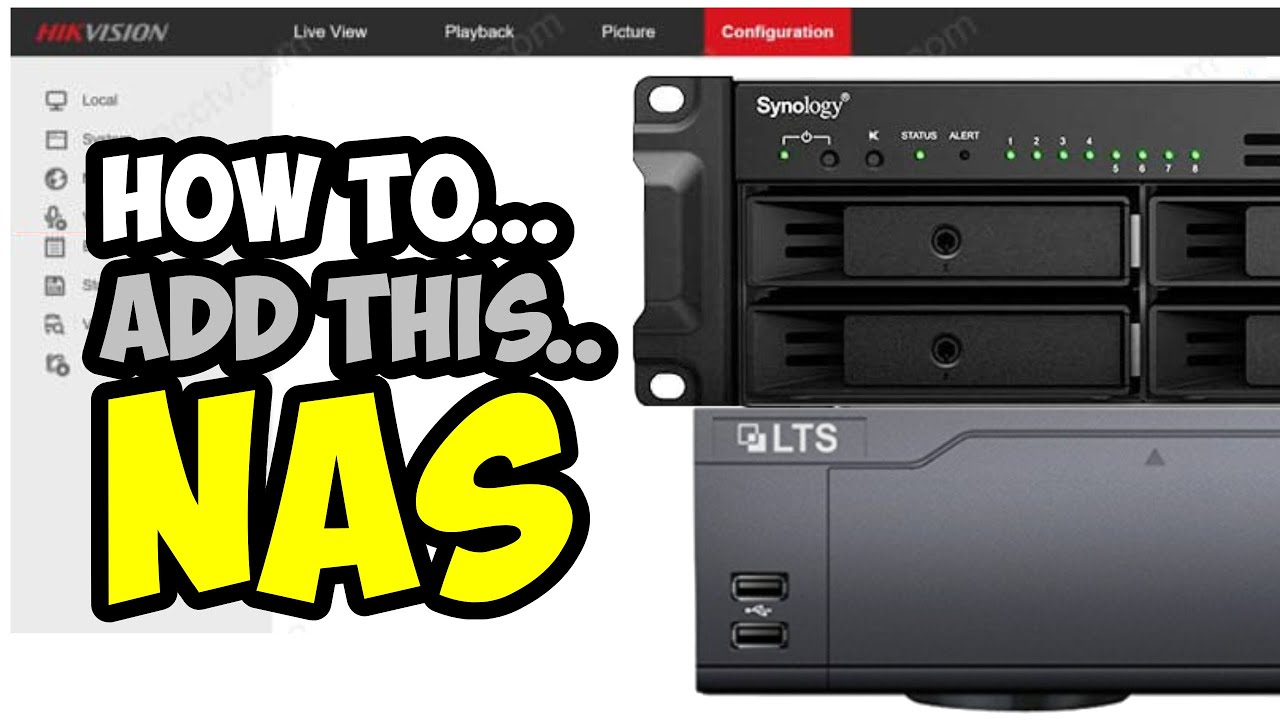 Как добавить Synology NAS к DVR или NVR (Hikvision, LTS и т. д.)