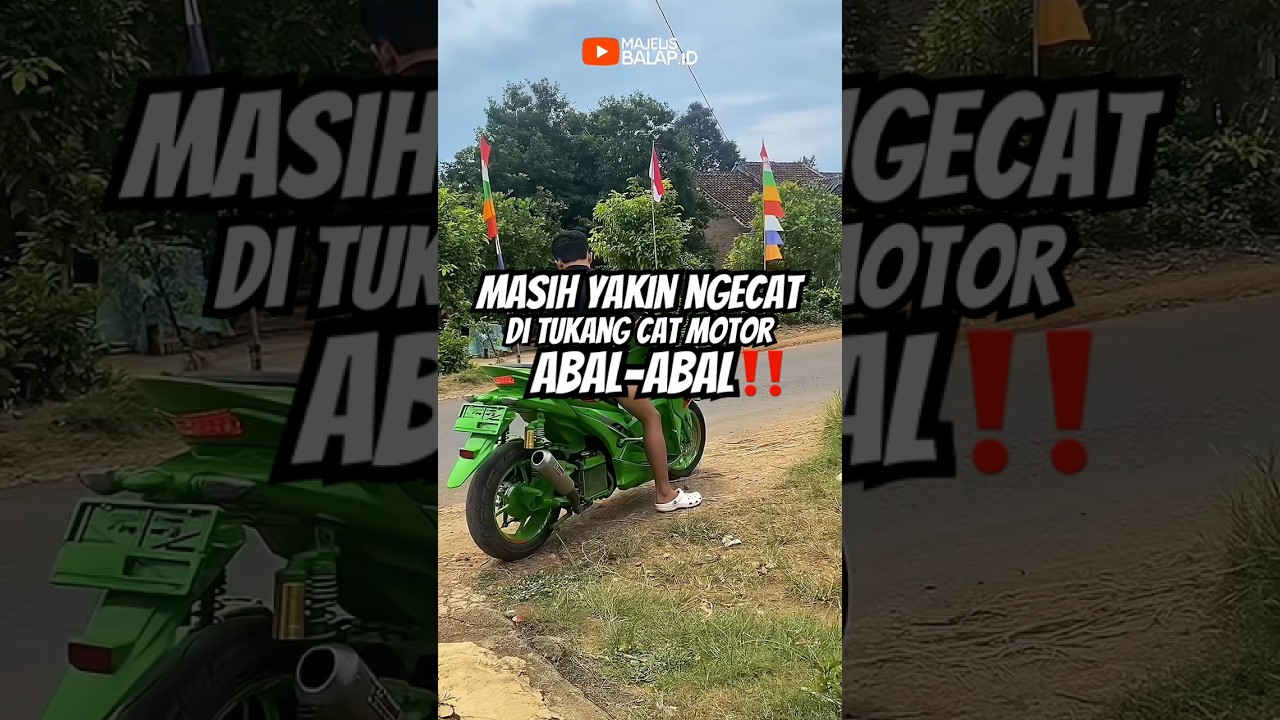 Niat Irit Budget Malah Bikin Motor Jadi Kayak Gini🤣‼️ #catmotor #tukangcat #modifikasimotor