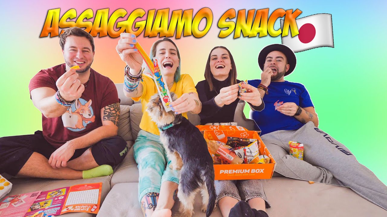 ASSAGGIO SNACK GIAPPONESI CON I MIEI AMICI!!! - TokyoTreat ❤