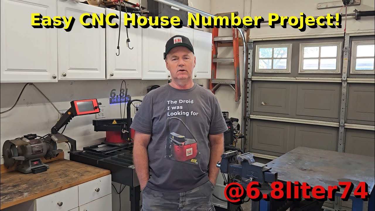 Creating Easy-to-Read House Numbers with Inkscape and ArcDroid CNC Plasma Cutter