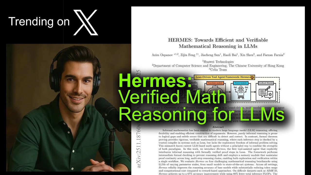 Hermes: Verified Math Reasoning for LLMs