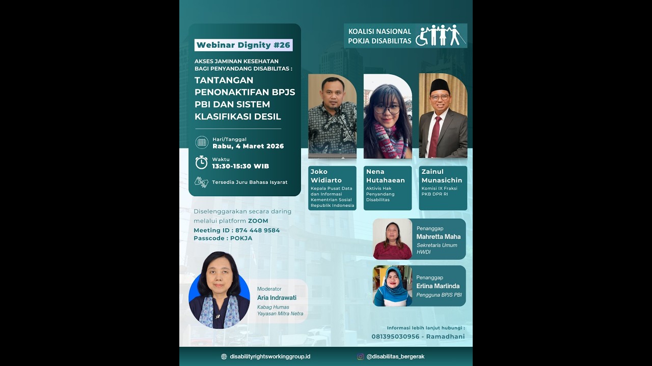 Dignity #26: Tantangan Penonaktifan BPJS PBI dan Sistem Klasifikasi Desil
