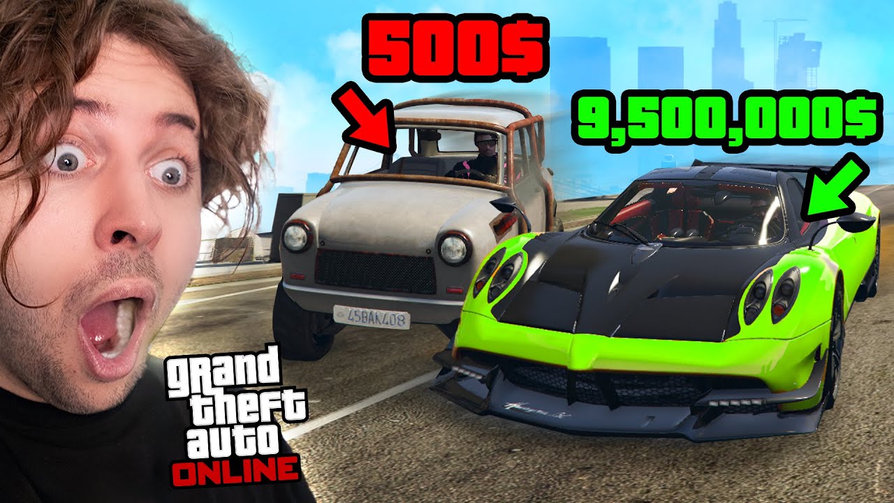 NAJTAŃSZE vs. NAJDROŻSZE AUTO w GTA Online!