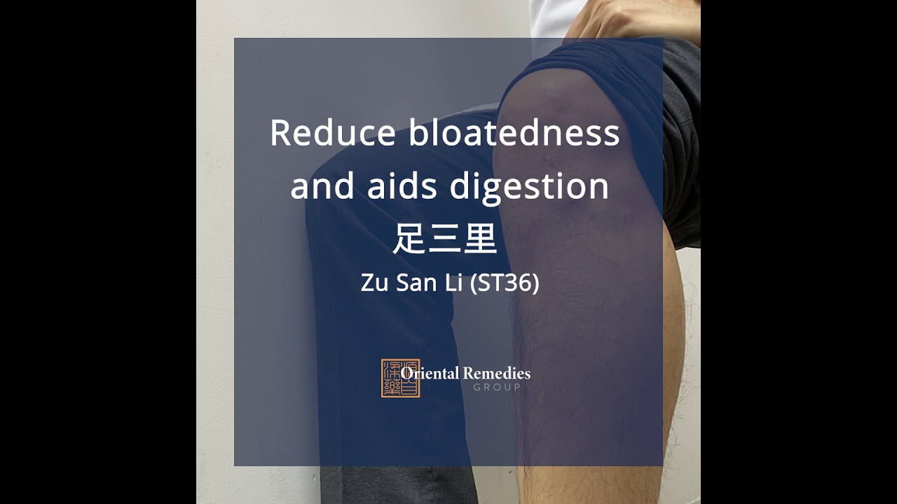 Acupoint ZuSanLi 足三里 (ST36) - Reduce bloating and aids digestion