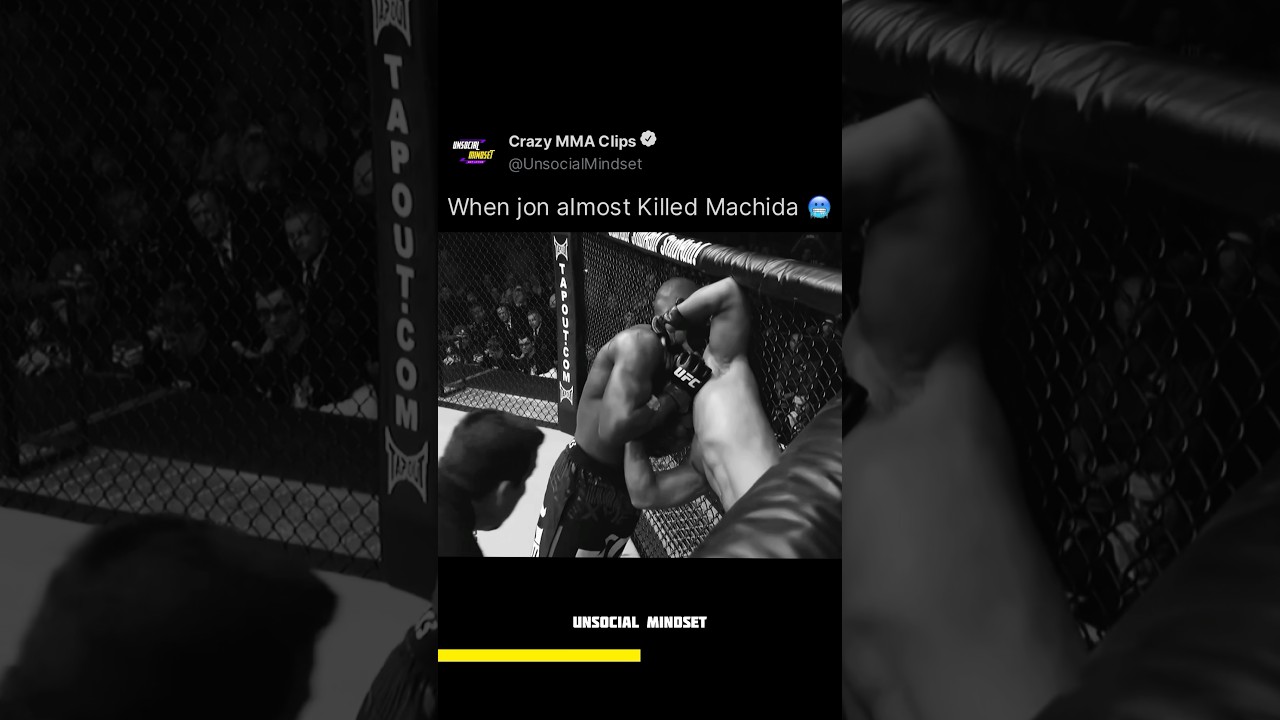 Fight that Made Jon Jones the GOAT! 🐐 #jonjones #unsocialmindset #machida #ufcedits