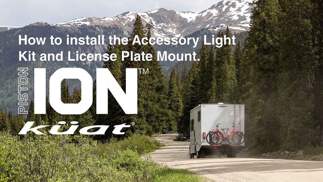 How to Install the Piston® ION™ Accessory Light Kit and License Plate Mount from Küat.